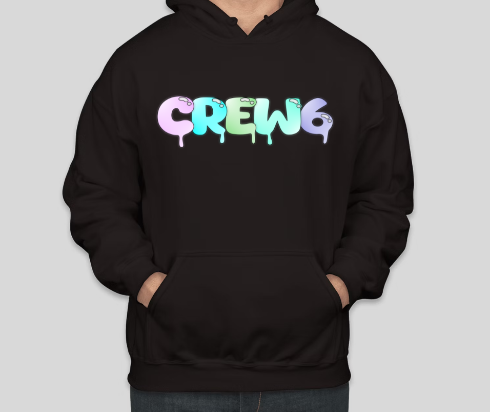 Crew6 Pastel Drip Hoodie